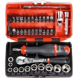 SOCKET SET 1/4 INCH, 38 PCS
