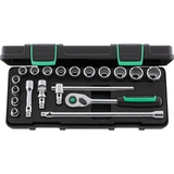 SOCKET SET QUICK RELEASE SET 3/8 19PCS