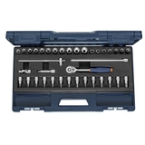 SOCKET SET 3/8 SQ/DR 37 PCS