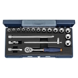 SOCKET SET 3/8 SQ/DR 19 PCS