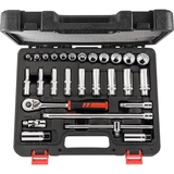 SOCKET SET 3/8 SQ/DR 28 PCS