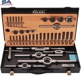 Bộ taro bàn ren 39 chi tiết M5-M12 Volkel 48004