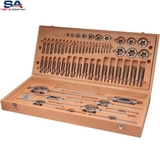 Bộ taro bàn ren 62 chi tiết M5-M30 Volkel 48007