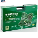 Bộ dụng cụ sửa chữa 58 chi tiết Sata 09516