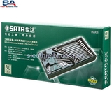 Bộ khay cờ lê vòng miệng và lục giác 30 chi tiết Sata 09906