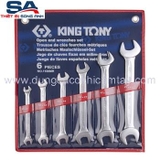 Bộ cờ lê 2 đầu miệng 6 chi tiết Kingtony 1106MR