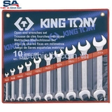 Bộ cờ lê 2 đầu miệng 10 chi tiết Kingtony 1110MR