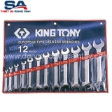 Bộ cờ lê 2 đầu miệng 12 chi tiết Kingtony 1112MR