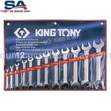 Bộ cờ lê 2 đầu miệng 12 chi tiết hệ inch Kingtony 1112SR