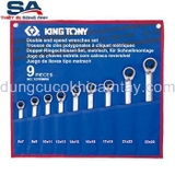 Bộ cờ lê 2 đầu vòng tự động 9 chi tiết Kingtony 12709MRN