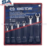 Bộ Cờ lê 2 đầu miệng lục giác 6 chi tiết hệ inch Kingtony 1306SR