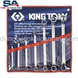 Bộ cờ lê 2 đầu vòng 7 chi tiết hệ inch Kingtony 1707SR