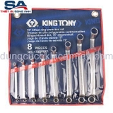 Bộ cờ lê 2 đầu vòng 8 chi tiết  Kingtony 1708MR01