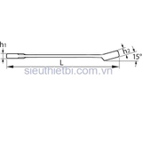 Cờ lê vòng miệng 6mm Holex 613950 6