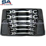 Bộ khóa mở ống dầu 2 đầu 16 chi tiết Vata 8355HX06