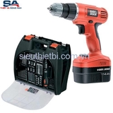 Bộ máy khoan vặn vít dùng pin Black & Decker EPC14100K