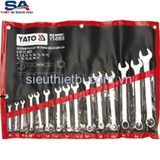 Bộ cờ lê vòng miệng 15 chi tiết Yato YT-0065