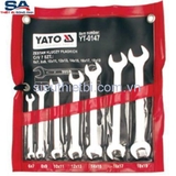 Bộ cờ lê 2 đầu miệng 7 chi tiết Yato YT-0147