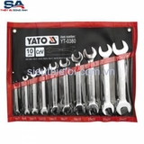 Bộ cờ lê 2 đầu miệng 10 chi tiết Yato YT-0380