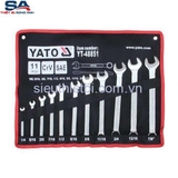 Bộ cờ lê vòng miệng hệ inch 11 chi tiết Yato YT-48851