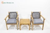 Custom Rope Woven Patio Sofa  OEM Vietnam Manufacturer-CH5268C-3GY