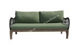 ROPE OUTDOOR SOFA SET WOODEN FRAME -CH20