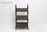 3 Tier Poly rattan shelf, storage shelf storage furniture from ComeHome.vn-CH3206A-1BR
