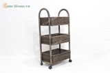 3 Tier Poly rattan shelf, storage shelf storage furniture from ComeHome.vn-CH3206A-1BR