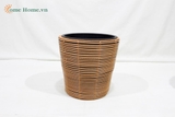 Decorative Plastic Rope Woven Planter Basket for Home & Garden-CH4393A-4BR