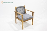 Custom Rope Woven Patio Sofa  OEM Vietnam Manufacturer-CH5268C-3GY
