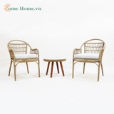 Outdoor Folding Table and Chair Set for Camping and Picnics, Lightweight and Portable-CH5414A-3BR