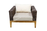 SOFA POLY RATTAN FURNITURE/POLY RATTAN CHAIR - CH4237A-1BR