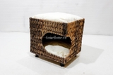 Wicker Pet Bed with Cushion, - CH2827A-1BR