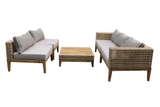 SOFA PE RATTAN WICKER FURNITURE - CH4275A-4BR