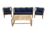 SOFA PE RATTAN WICKER FURNITURE - CH4287A-4GY