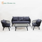 SOFA PE RATTAN WICKER FURNITURE- CH5405A-4BL