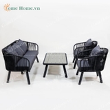 SOFA PE RATTAN WICKER FURNITURE- CH5405A-4BL