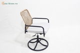Comfortable wicker Swivel Chair – Breathable Backrest and Cushioned Seat for Work or Study-CH5430A1BR