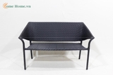 Handwoven PE Rattan Chair – Outdoor Patio Seating-CH5237A-1BL