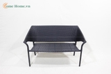 Handwoven PE Rattan Chair – Outdoor Patio Seating-CH5237A-1BL