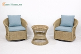 Handwoven PE plastic furniture Sofa – Outdoor Synthetic Wicker Furniture-CH5449