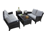 SOFA PE RATTAN WICKER FURNITURE - SF01CH