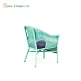 Sofa PE rattan wicker chair with cushion for garden-CH5227A-1GR