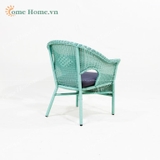 Sofa PE rattan wicker chair with cushion for garden-CH5227A-1GR