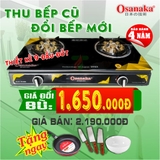 Đổi bếp gas Osanaka - 8888