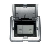 Bộ 2 ổ cắm mạng CAT5E (nắp nhôm, IP-44) - DUF2259LTK-1