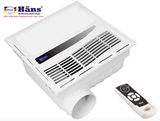 Quạt sưởi nhà tắm âm trần Hans có điều khiển từ xa HA-R