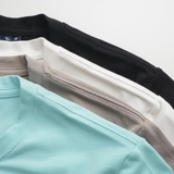 Áo thun Dusty Tailor màu xanh ngọc in logo