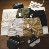 Quần short kaki túi hộp Dusty Tailor màu xám