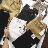 Quần short kaki Dusty Tailor lưng thun màu đen